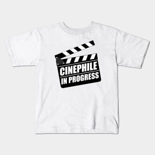 Cinephile In Progress Kids T-Shirt